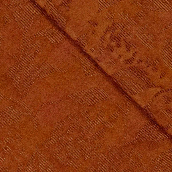Jacquard viscose donkerrood  - Fibre Mood